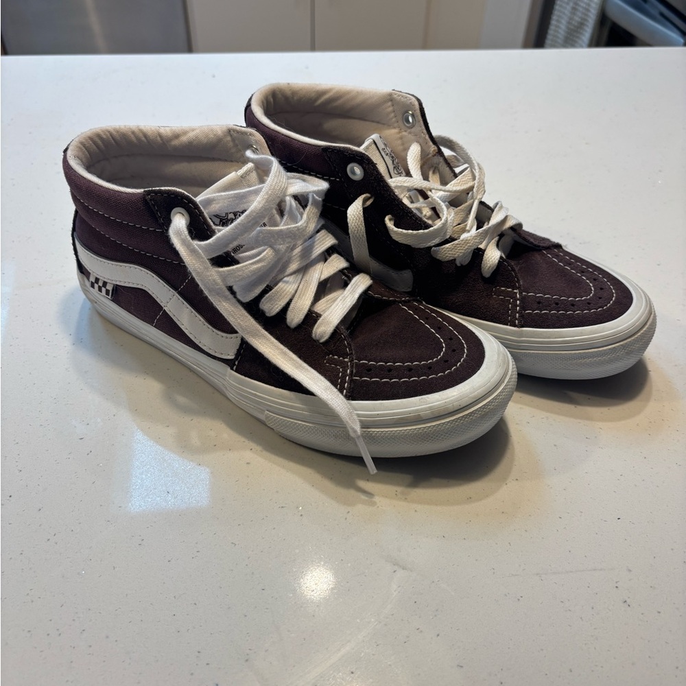 VANS WRAPPED SKATE GROSSO MID - WINE